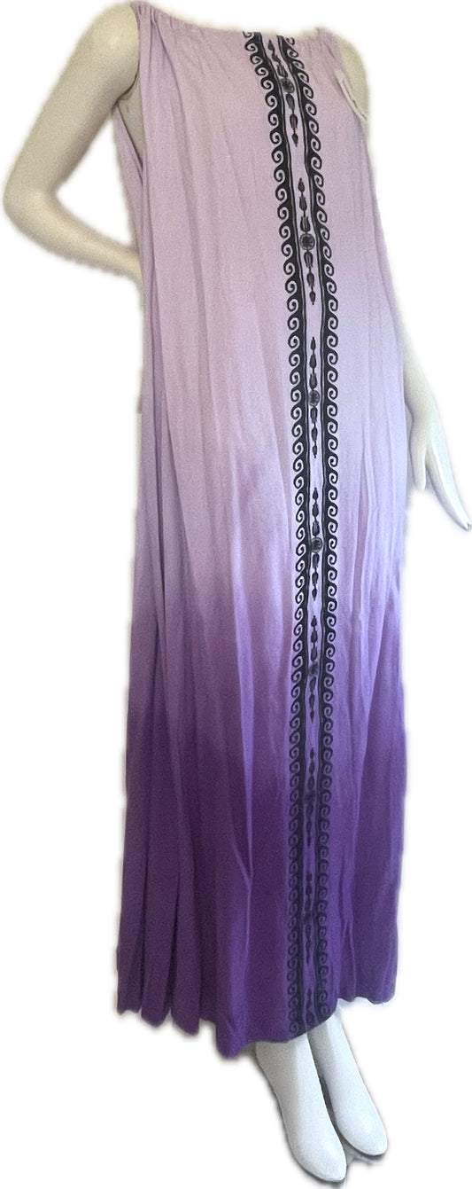 Dipped-dyed Calypso Linen Dress!