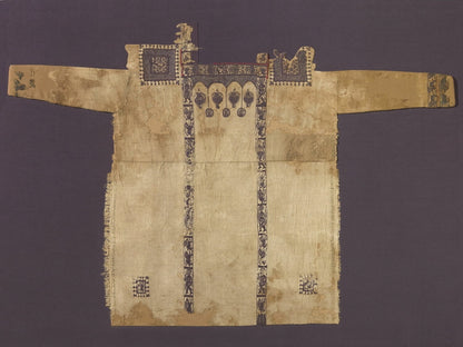 New!  Embroidered Coptic Linen Tunic