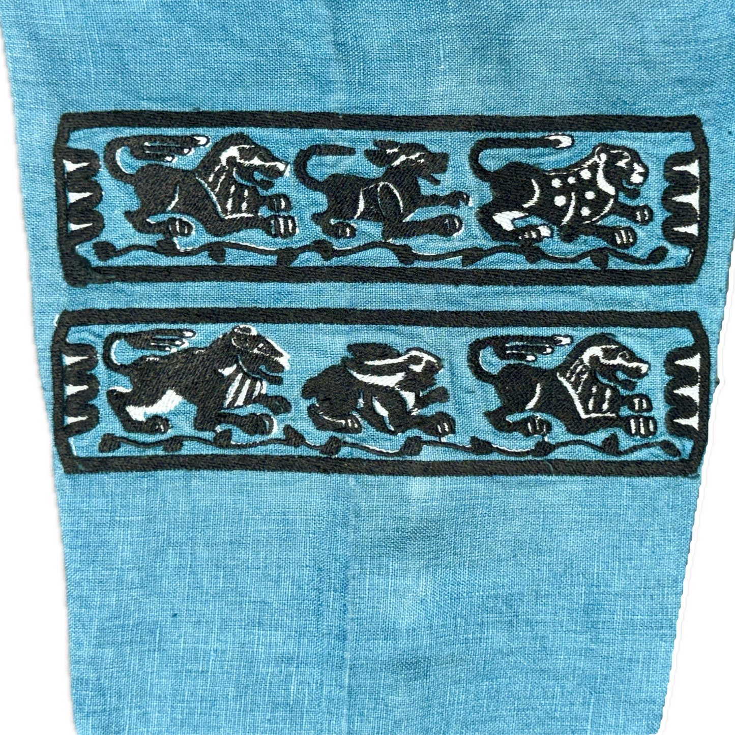 New!  Embroidered Coptic Linen Tunic