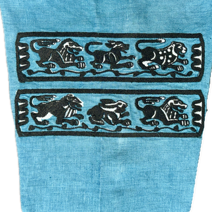 New!  Embroidered Coptic Linen Tunic