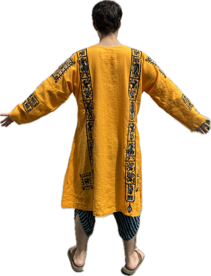 New!  Embroidered Coptic Linen Tunic